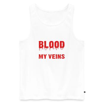 Jude Jüdisch Judentum Yeshua - Männer Premium Bio Tank Top - Weiß - Vorne - AI Model Male 178 light (178cm)