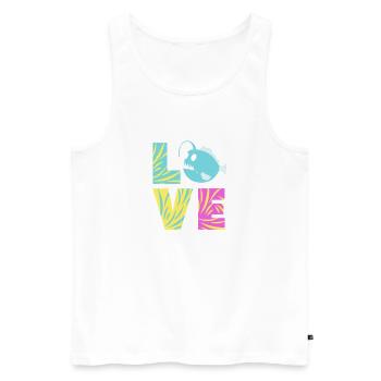 Frogfish - Men's Premium Organic Tank Top - white - Front - AI Model Male 178 light (178cm)