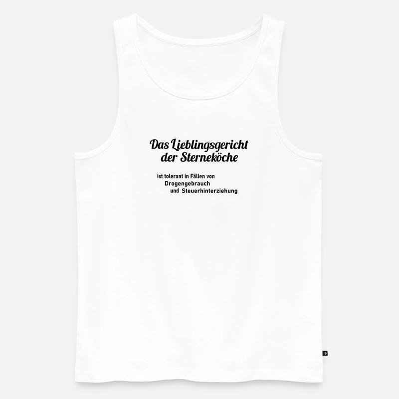 Lieblingsgericht - Männer Premium Bio Tank Top - Weiß