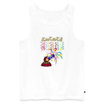 KuKaKö - Carnival Carnival Shrove Monday Köthen - Men's Premium Organic Tank Top - white - Front - Michal (187cm)