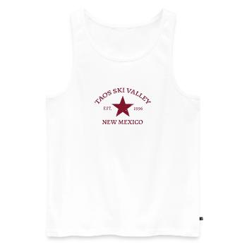 Taos Ski Valley - New Mexico - USA - America - Men's Premium Organic Tank Top - white - Front - Michal (187cm)