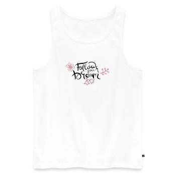 Suis ton rêve - Débardeur bio Premium Homme - blanc - Devant - Michal (187cm)