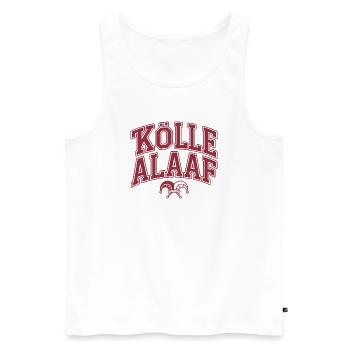Kölle Alaaf - Débardeur bio Premium Homme - blanc - Devant - AI Model Male 178 light (178cm)