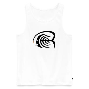 Frogfish - Men's Premium Organic Tank Top - white - Front - AI Model Male 178 light (178cm)