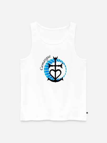 Camargue - Männer Premium Bio Tank Top - Weiß