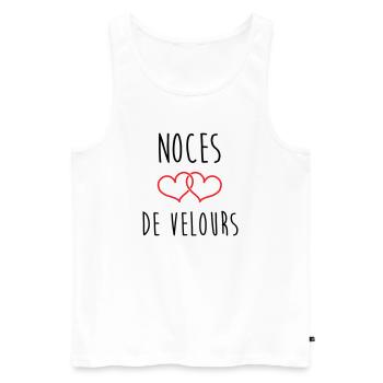 Velvet Wedding 29 Years - Men's Premium Organic Tank Top - white - Front - Michal (187cm)