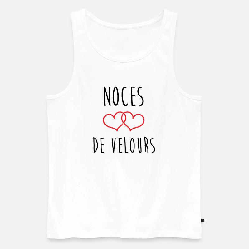 Samthochzeit 29 Jahre - Männer Premium Bio Tank Top - Weiß