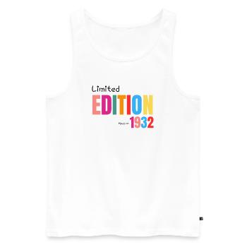Limited edition Made in 1932 - Débardeur bio Premium Homme - blanc - Devant - Michal (187cm)