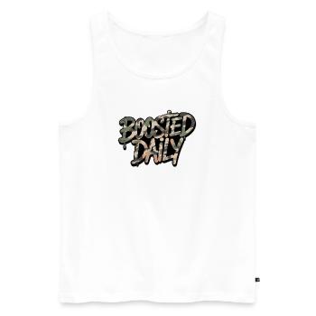 Boosted Daily Auto Tuning Design Camouflage Tuner - Débardeur bio Premium Homme - blanc - Devant - Michal (187cm)