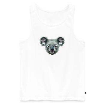 Koala Bear Australia Koala Bear Cute Koala Bears - Men's Premium Organic Tank Top - white - Front - AI Model Male 178 light (178cm)