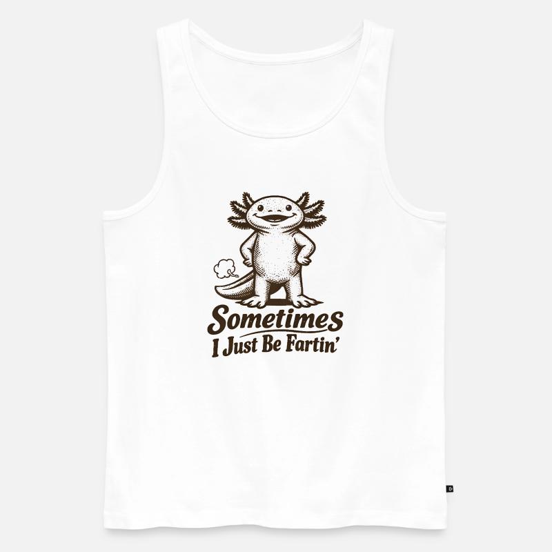 Manchmal furze ich einfach nur. - Männer Premium Bio Tank Top - Weiß