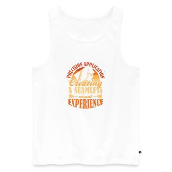 Drywall Drywall Builder Drywall Fitter - Men's Premium Organic Tank Top - white - Front - AI Model Male 178 light (178cm)