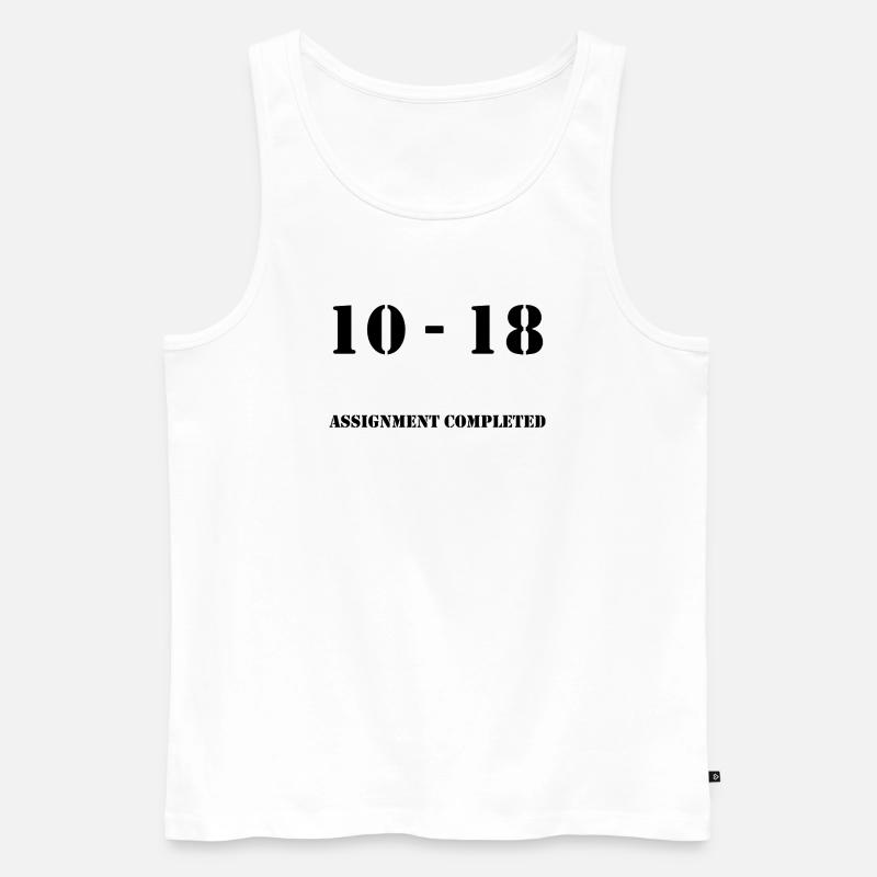 10-18_MP_Assignment_completed - Männer Premium Bio Tank Top - Weiß