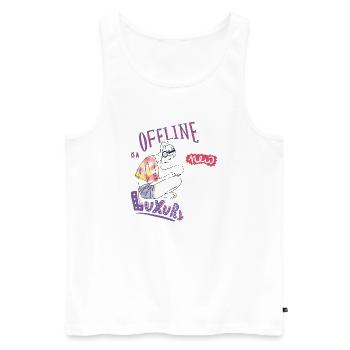 Hors ligne - Débardeur bio Premium Homme - blanc - Devant - Michal (187cm)