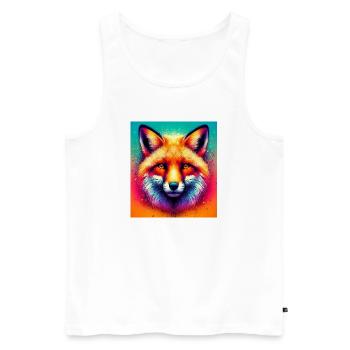 Renard - Débardeur bio Premium Homme - blanc - Devant - Michal (187cm)