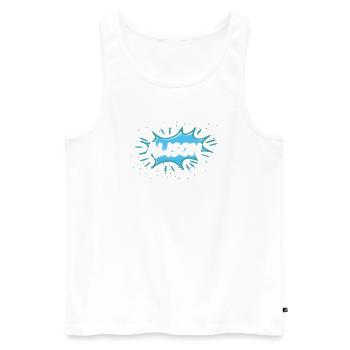 Geschenk für Alison - Männer Premium Bio Tank Top - Weiß - Vorne - AI Model Male 178 light (178cm)