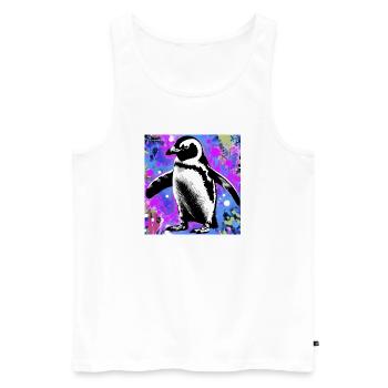pingouin - Débardeur bio Premium Homme - blanc - Devant - Michal (187cm)