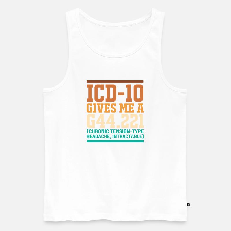 Programmierer Medizin - Männer Premium Bio Tank Top - Weiß