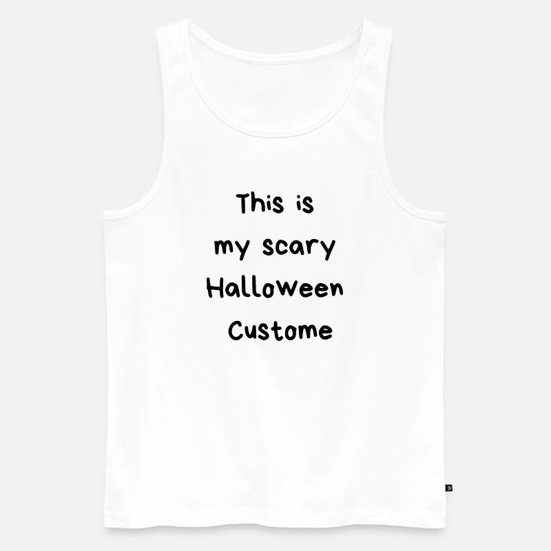Halloween Kostüm - Männer Premium Bio Tank Top - Weiß