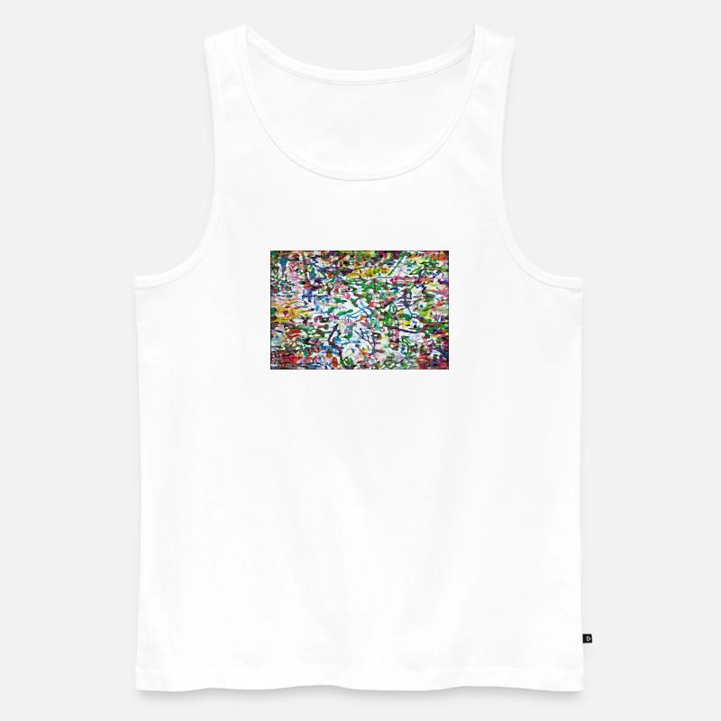 klajggejrdatschj - Männer Premium Bio Tank Top - Weiß