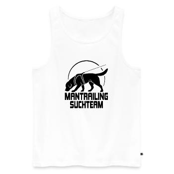 Labrador Mantrailing Suchteam Hunde Hund Wilsigns - Männer Premium Bio Tank Top - Weiß - Vorne - Michal (187cm)