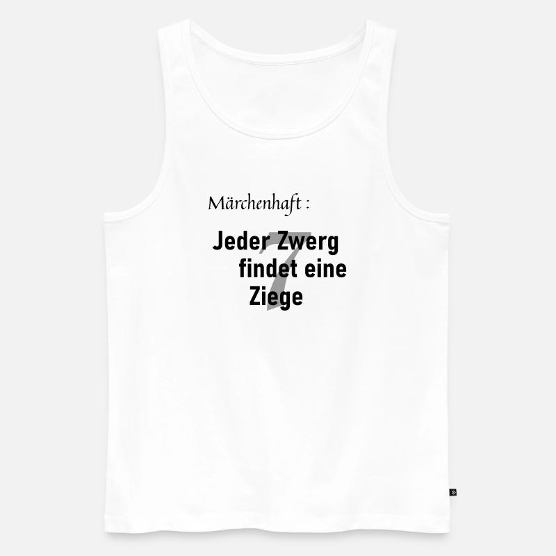 Märchenhaft - Männer Premium Bio Tank Top - Weiß