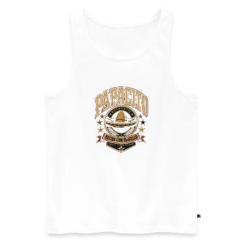 PAPACITO Mexiko Tradition Shirt - Männer Premium Bio Tank Top - Weiß - Vorne - Michal (187cm)