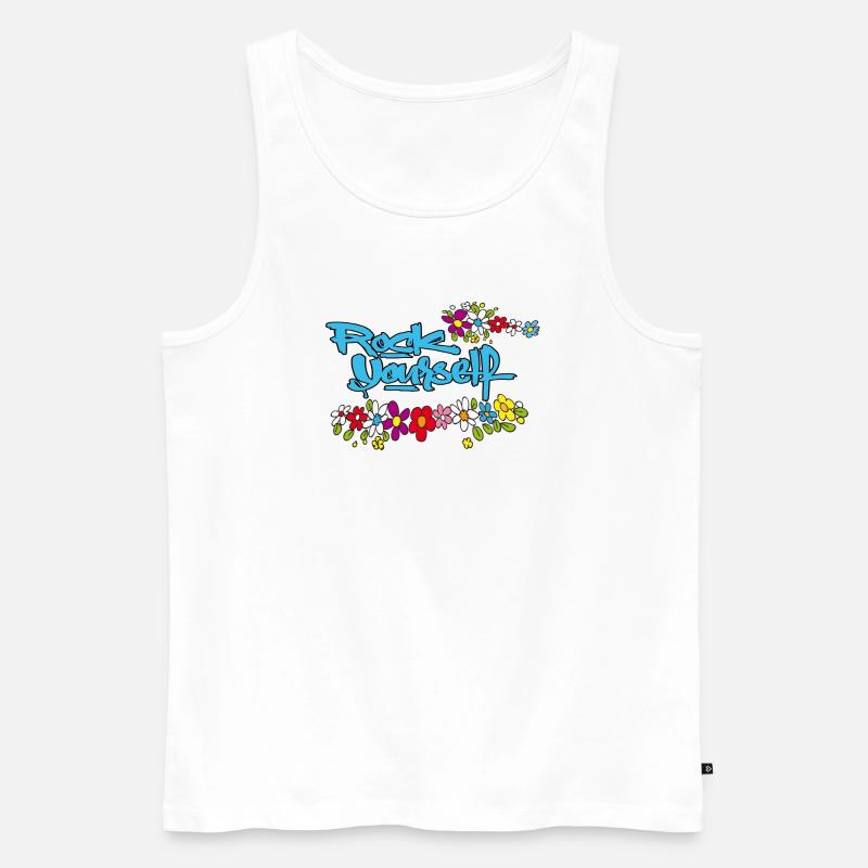 Rock Yourself  - Männer Premium Bio Tank Top - Weiß