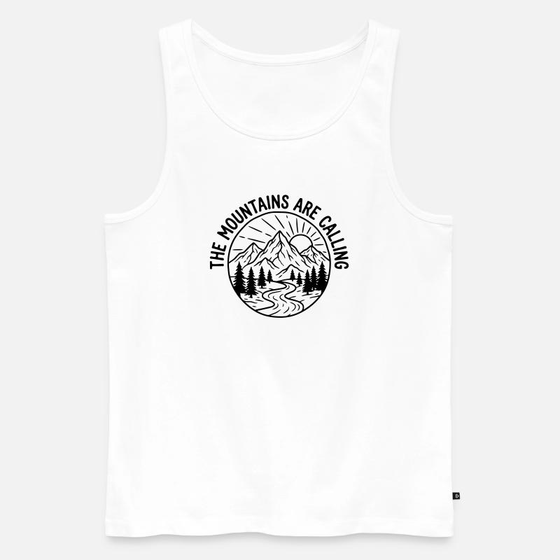 abspeichern - Männer Premium Bio Tank Top - Weiß