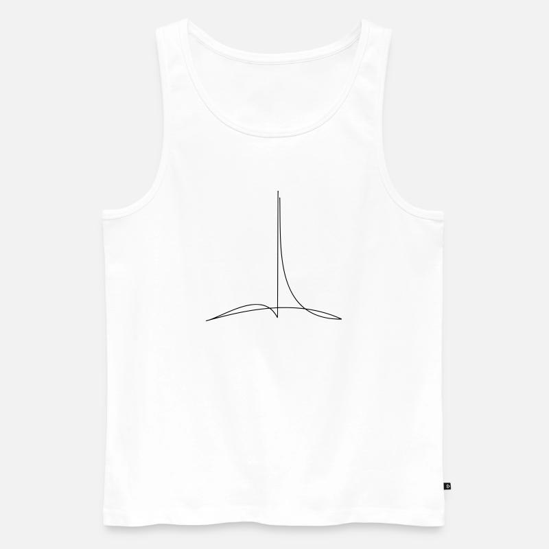 Dirigent 4/4 Takt - Männer Premium Bio Tank Top - Weiß