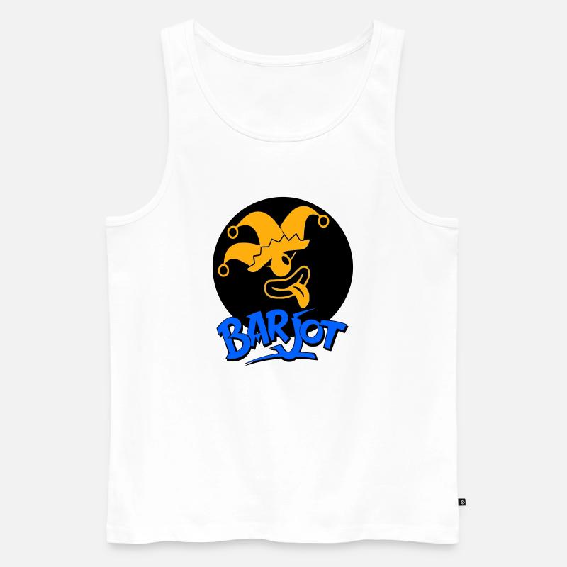 Barjot - Männer Premium Bio Tank Top - Weiß
