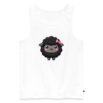 black sheep - Men's Premium Organic Tank Top - white - Front - AI Model Male 178 light (178cm)