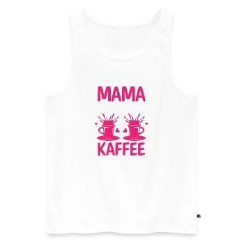 Trash Panda Oysters Makes Me Nicer Raccoon - Männer Premium Bio Tank Top - Weiß - Vorne - Michal (187cm)