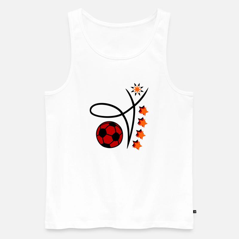 Fußball Event - Männer Premium Bio Tank Top - Weiß