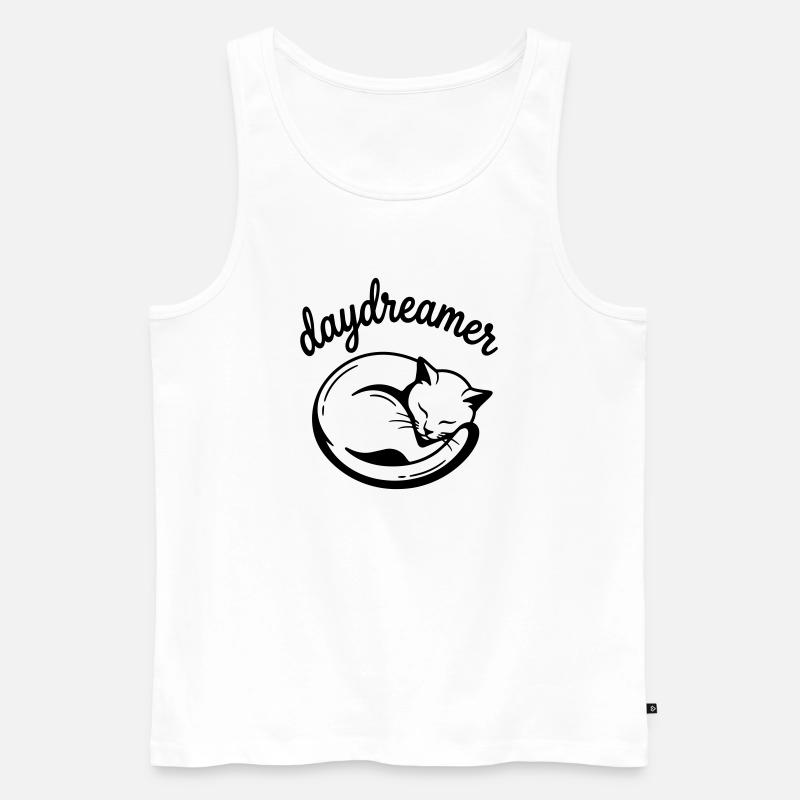 dagdromer - Men's Premium Organic Tank Top - white