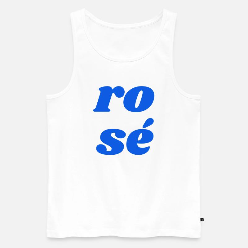 ro sé - Männer Premium Bio Tank Top - Weiß