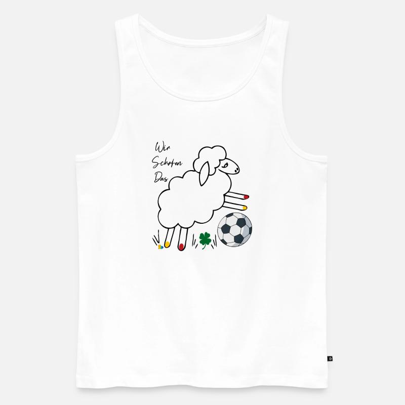 Wir Schafen das - Männer Premium Bio Tank Top - Weiß