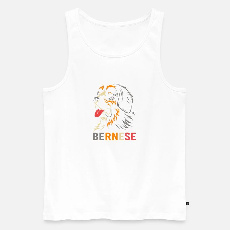Bouvier bernois - Débardeur bio Premium Homme - blanc