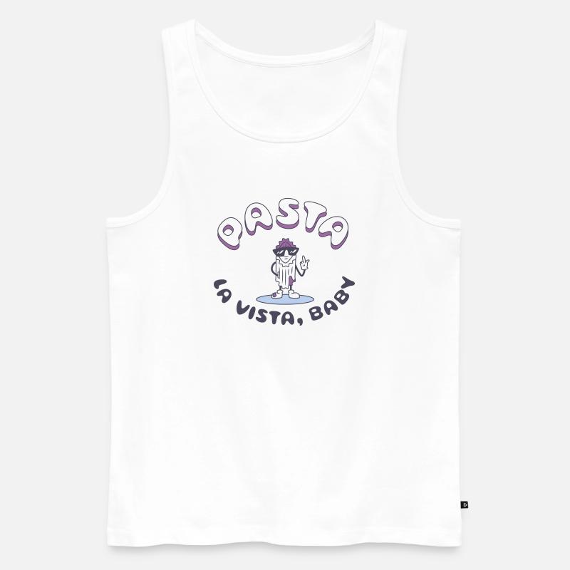 Astra Peace Icon Grafik - Männer Premium Bio Tank Top - Weiß