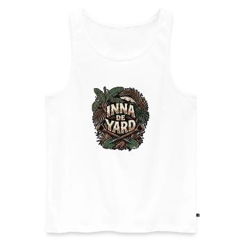 Inna De Yard Gardening - Männer Premium Bio Tank Top - Weiß - Vorne - Michal (187cm)