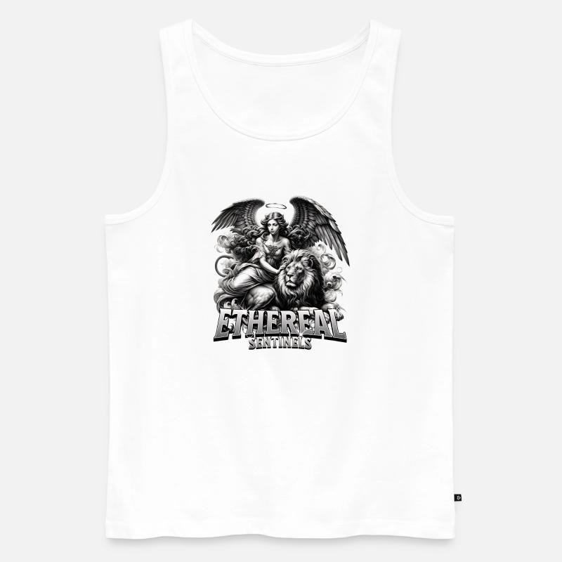 Wächter der Ätherwelt - Männer Premium Bio Tank Top - Weiß