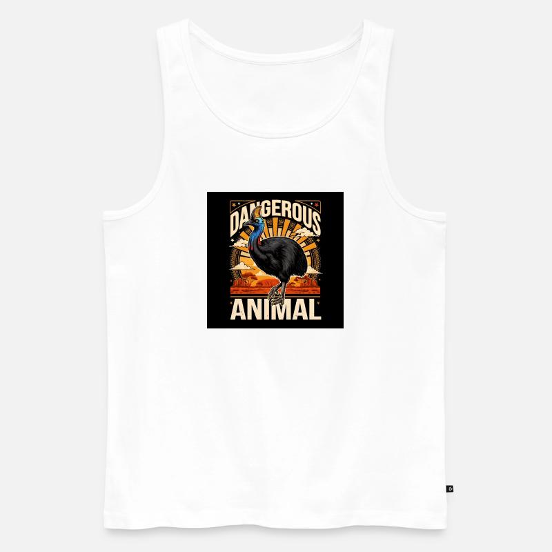 Extremely perilous  - Männer Premium Bio Tank Top - Weiß