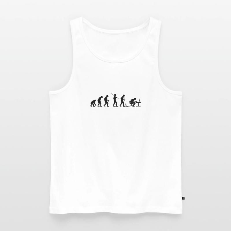 Programmierer Computerfreak Evolution Männer Premium Bio Tank Top