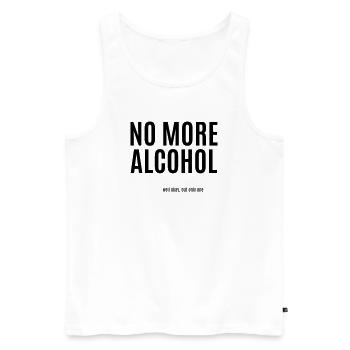 Design missing—Please provide upload - Men's Premium Organic Tank Top - white - Front - Michal (187cm)