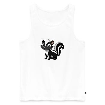 Baby shunk - Men's Premium Organic Tank Top - white - Front - Michal (187cm)