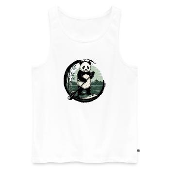  Funny SUP Paddleboard Board Stand Up paddel - Männer Premium Bio Tank Top - Weiß - Vorne - Michal (187cm)