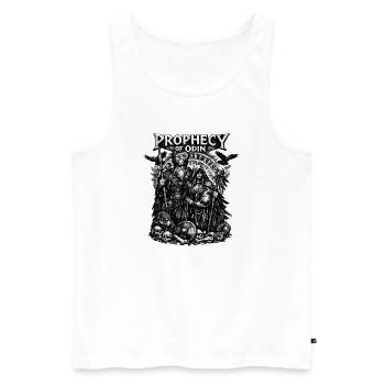 Prophecy of Odin: Rune Guardians - Men's Premium Organic Tank Top - white - Front - Michal (187cm)