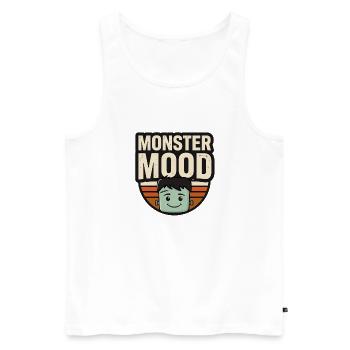 Süßes Halloween-Monster – Monsterstimmung - Männer Premium Bio Tank Top - Weiß - Vorne - Michal (187cm)