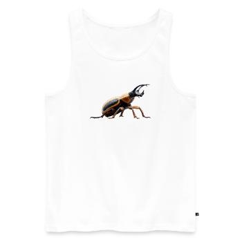 Maikäfer Süßer Hirschkäfer Nashornkäfer Insekten - Men's Premium Organic Tank Top - white - Front - Michal (187cm)
