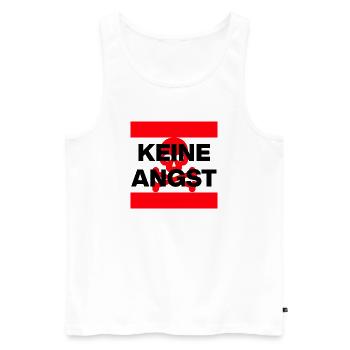 DON'T WORRY, NEVER AGAIN IS SKULL ROT NO NZS - Men's Premium Organic Tank Top - white - Front - Michal (187cm)
